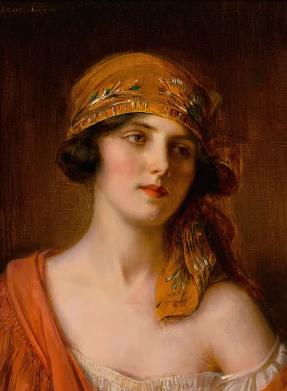 A fashionable beauty by Albert Lynch